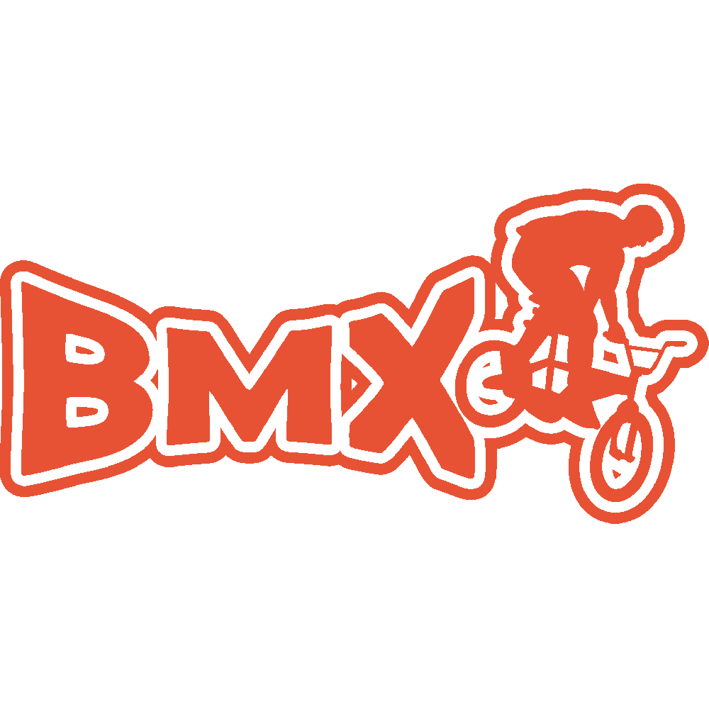 Muur sticker: aanpassing van BMX