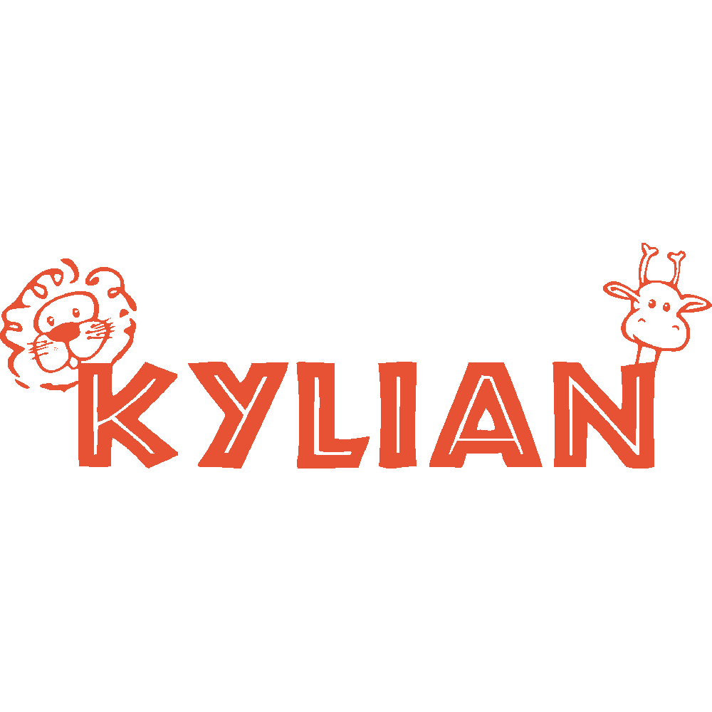 Wall sticker: customization of Kylian Savane
