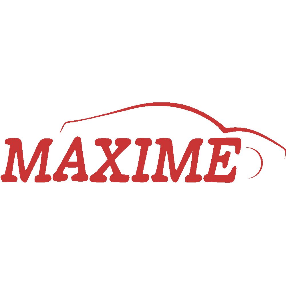Muur sticker: aanpassing van Maxime Sport Car