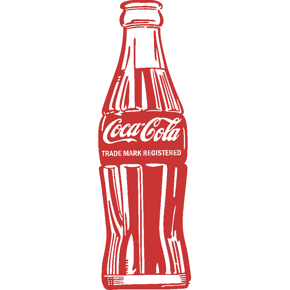 Muur sticker: aanpassing van Coca Cola