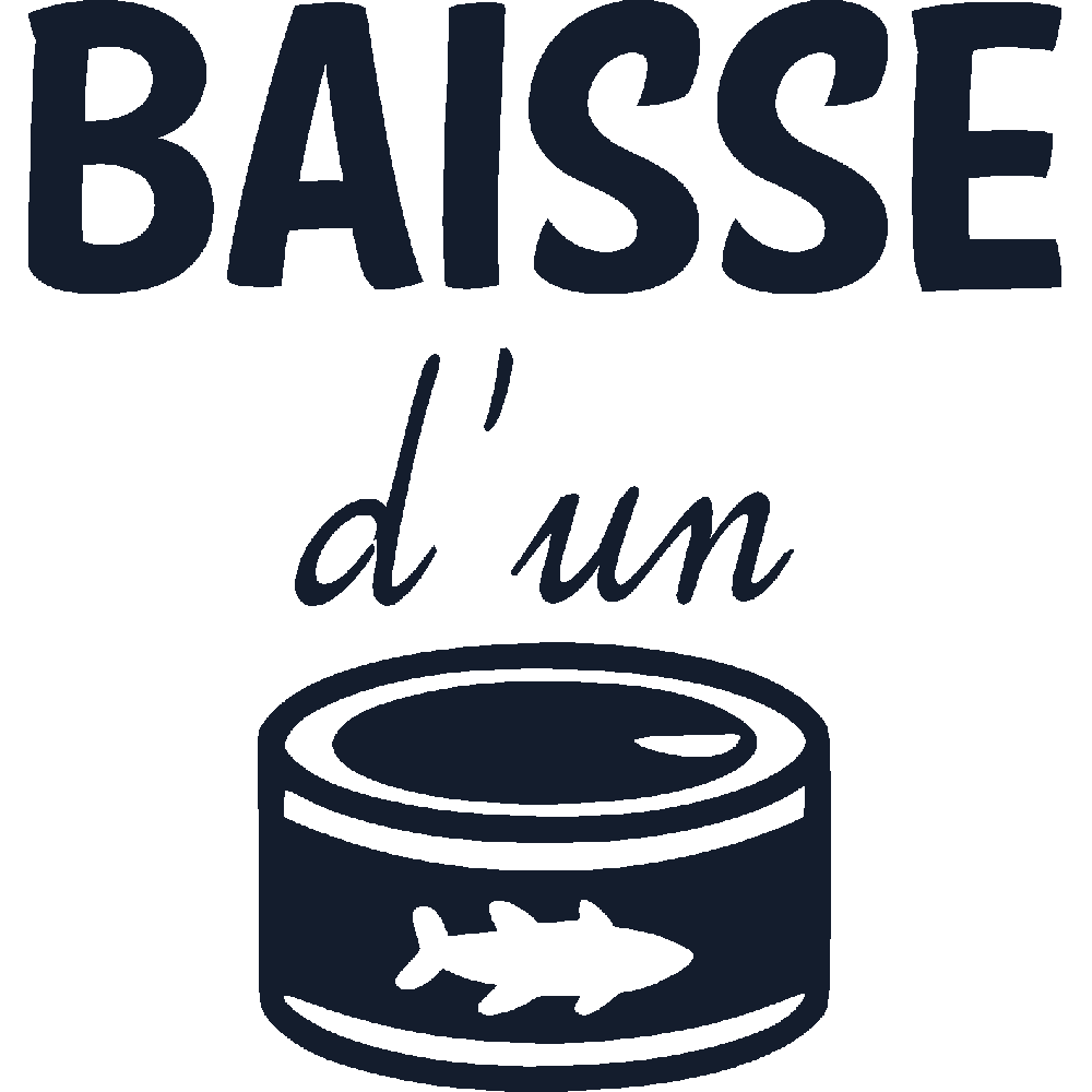 Customization of Sweat Baisse d'un Thon