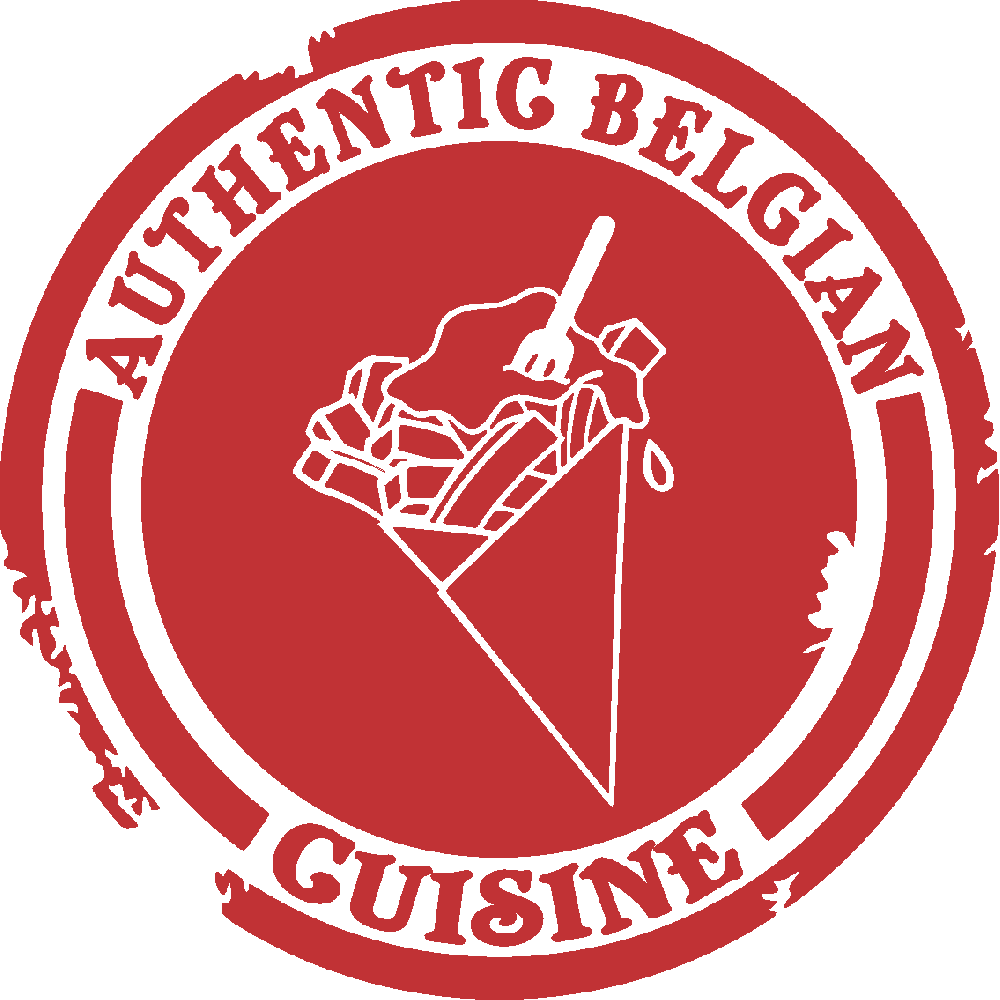 Muur sticker: aanpassing van Belgian Cuisine