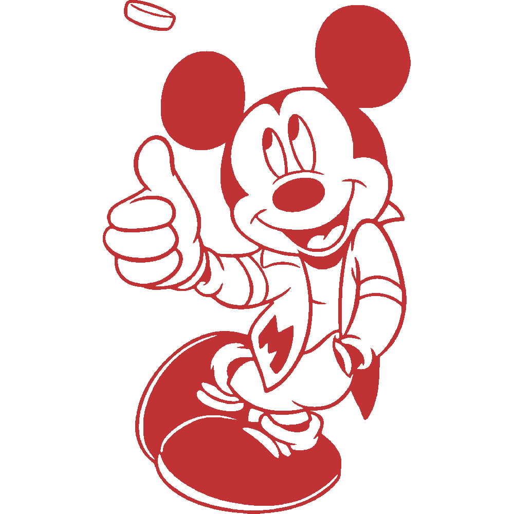 Wall sticker: customization of Mickey Pice