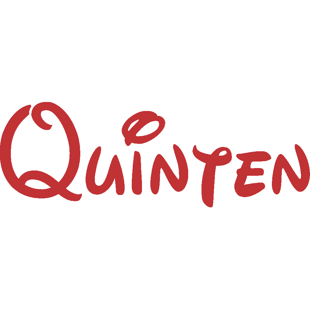 Wall sticker: customization of Quinten Disney