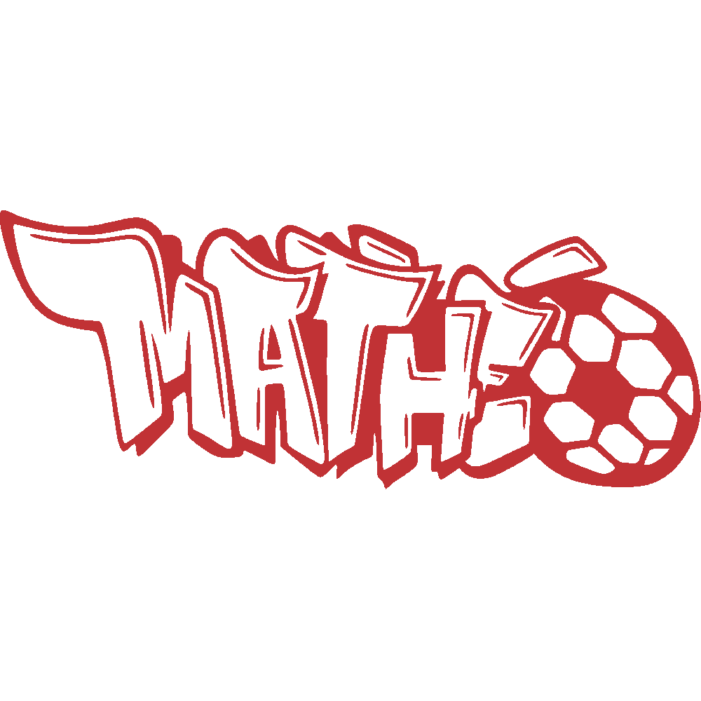 Wall sticker: customization of Matho Graffiti Foot 2