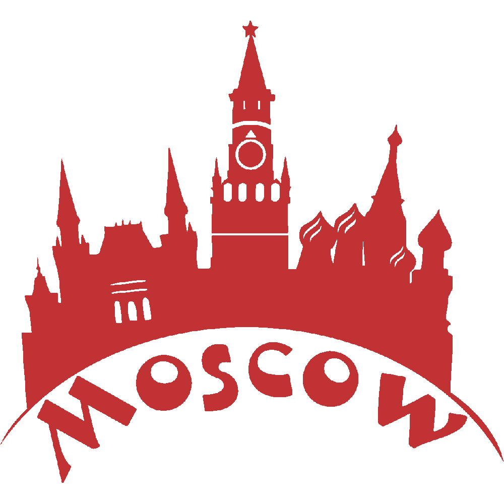 Muur sticker: aanpassing van Moscou Horizon