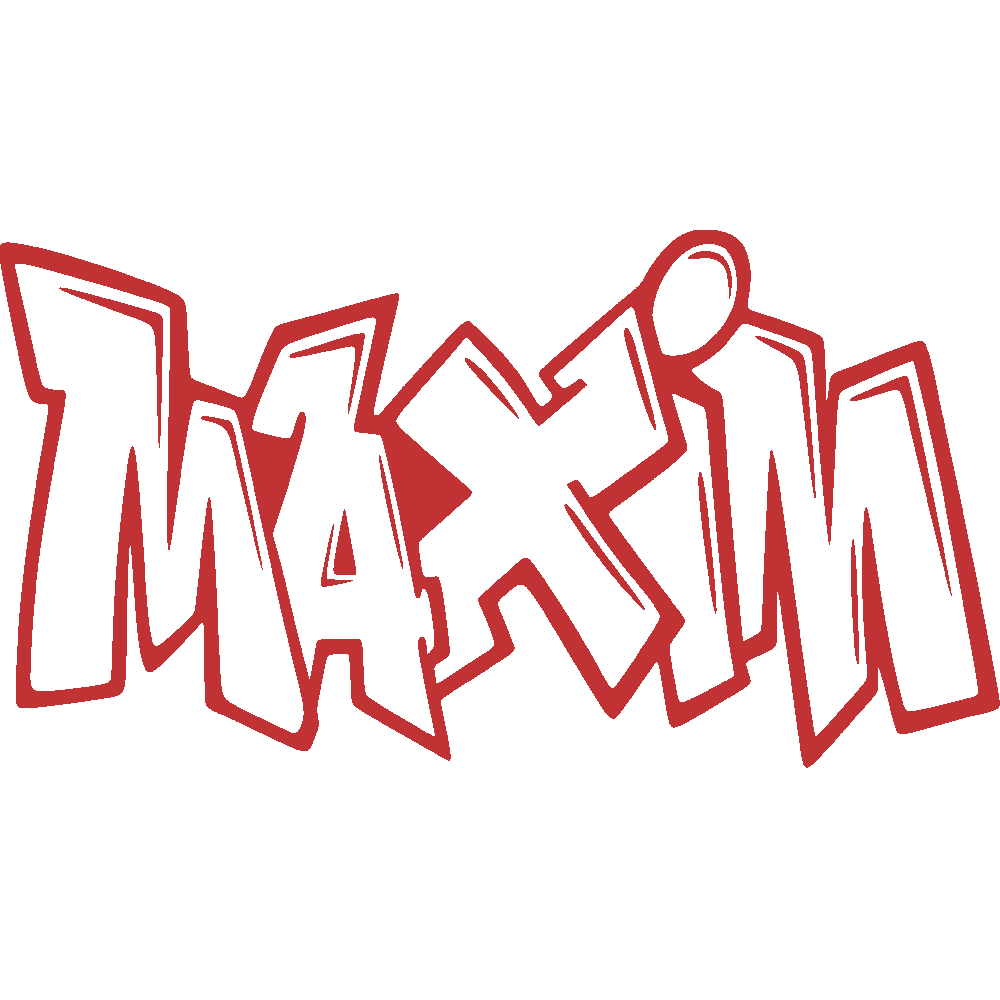 Sticker mural: personnalisation de Maxim Graffiti