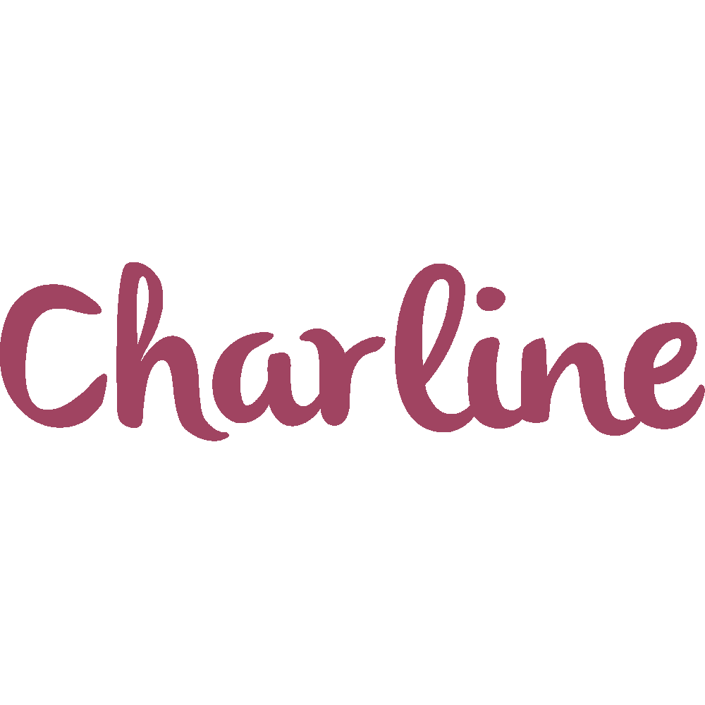 Wall sticker: customization of Charline Brush