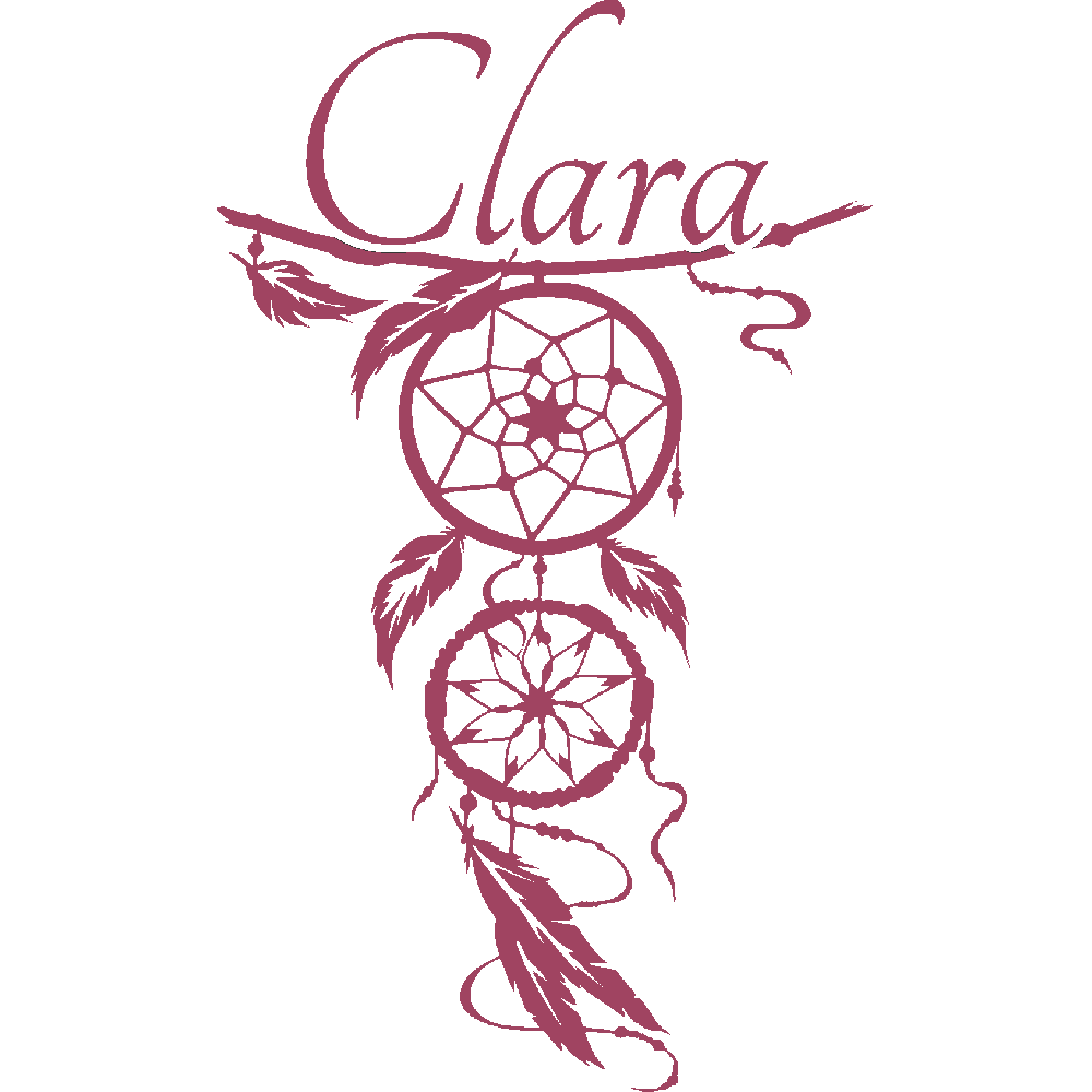 Wall sticker: customization of Clara Attrape Rves
