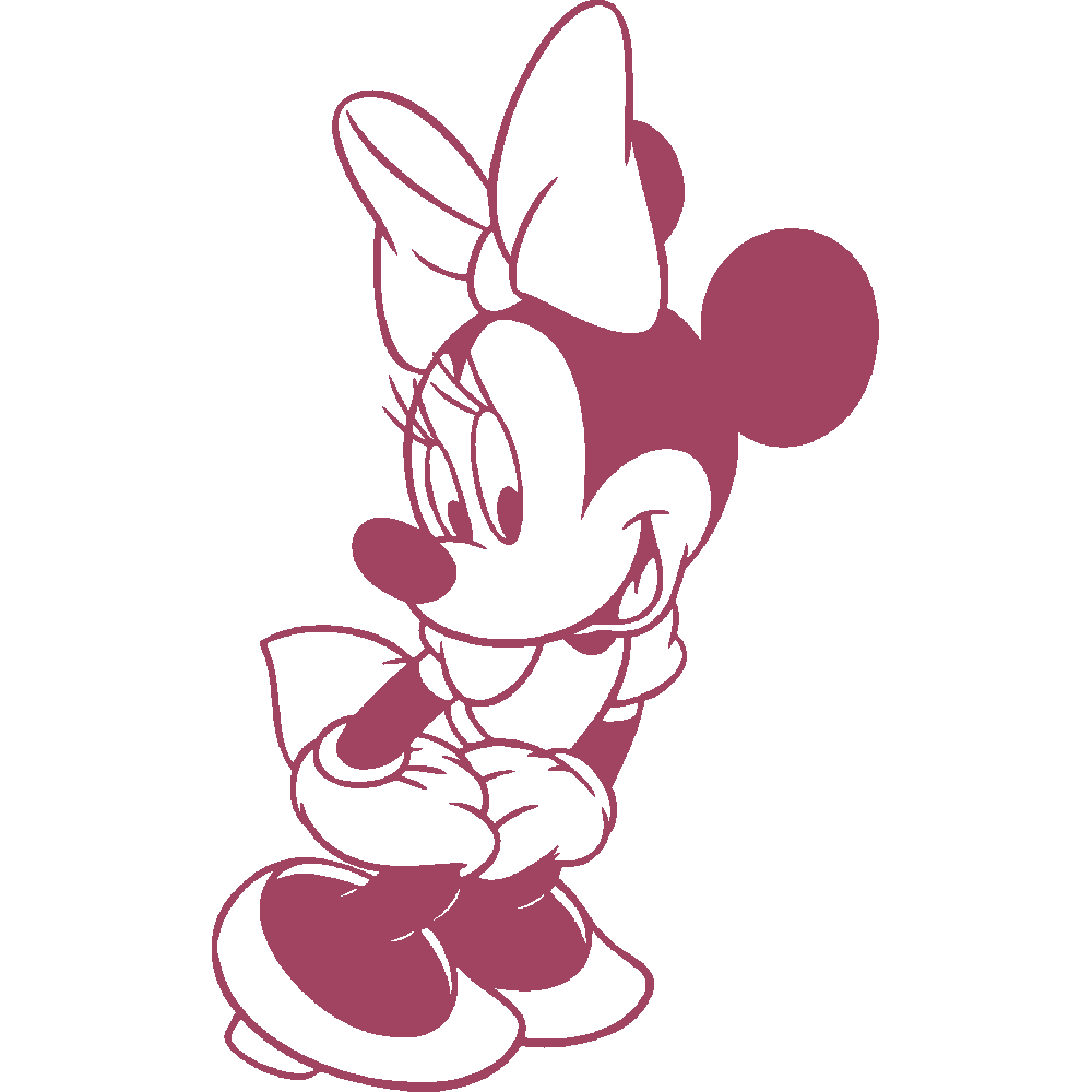 Wall sticker: customization of Minnie 2