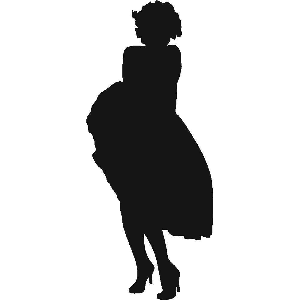Wall sticker: customization of L'ombre de Marilyn