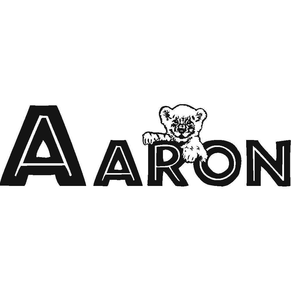 Wall sticker: customization of Aaron Lionceau