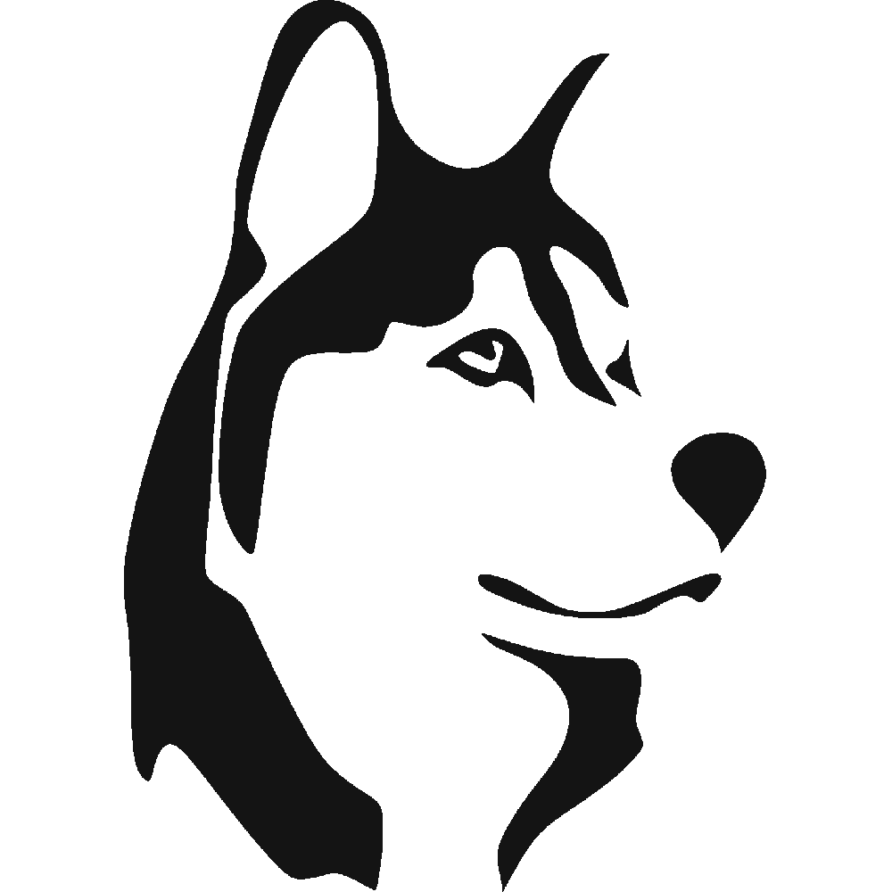 Wall sticker: customization of Husky