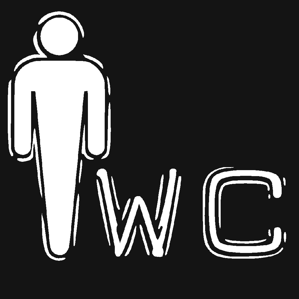 Wall sticker: customization of WC Dymo Hommes
