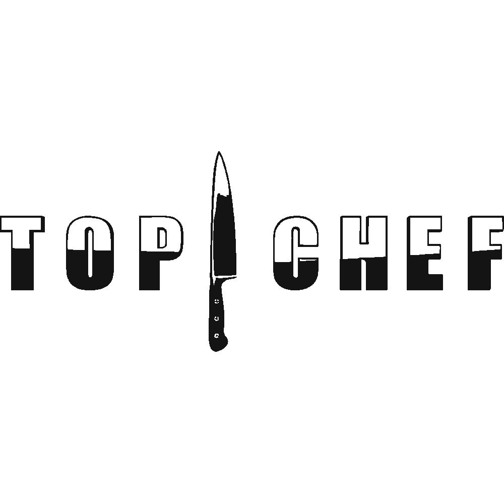 Muur sticker: aanpassing van Top Chef