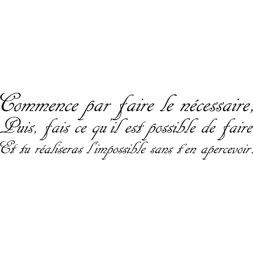 Personnalisation de Commence - St Franois d'Assise 3 Sans signature