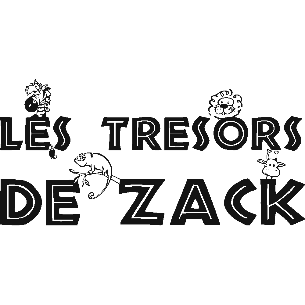 Wall sticker: customization of Trsors de Zack - Jungle