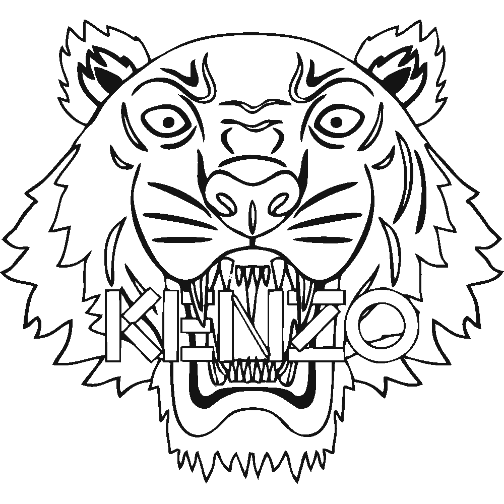Customization of Kenzo Tigre Logo