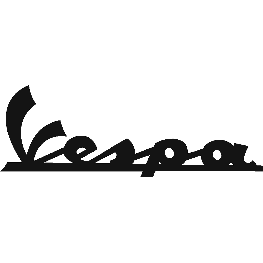 Customization of Vespa Logo