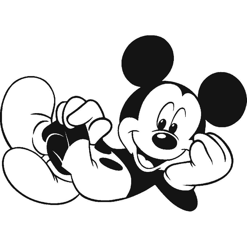 Wall sticker: customization of Mickey Couch