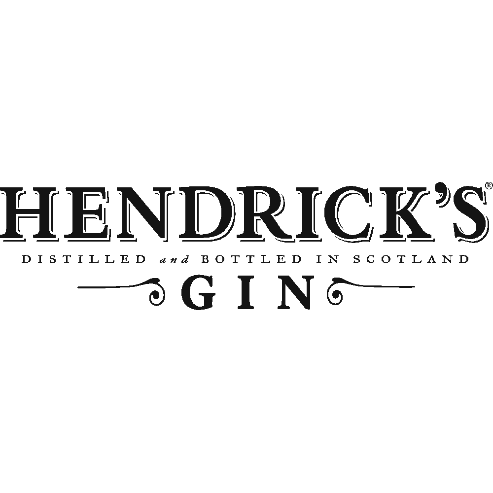 Customization of Hendricks Gin Logo