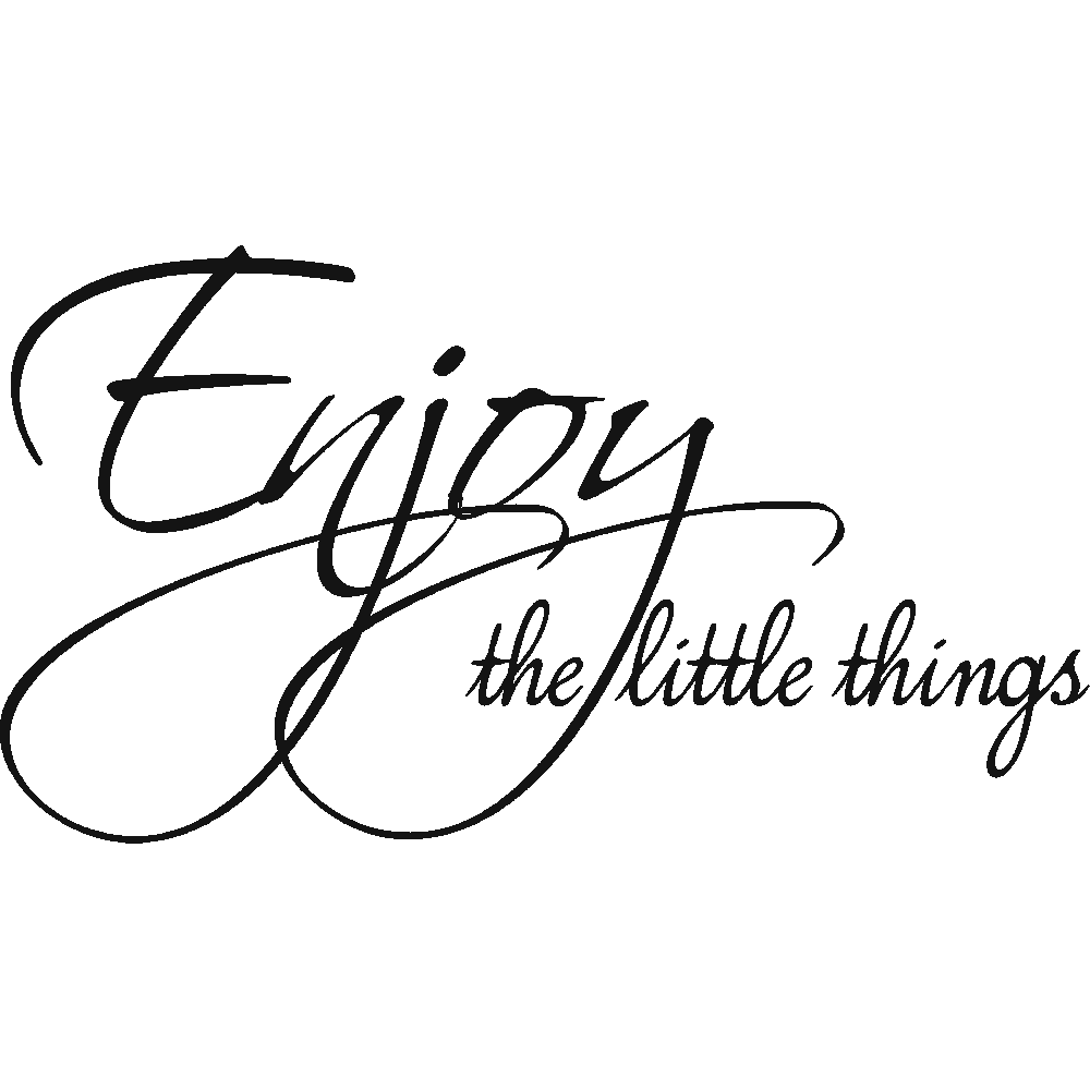 Customization of Enjoy the little things 2
