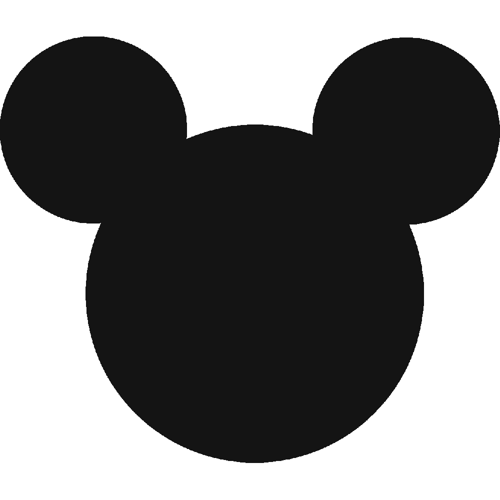 Muur sticker: aanpassing van Ardoise Mickey
