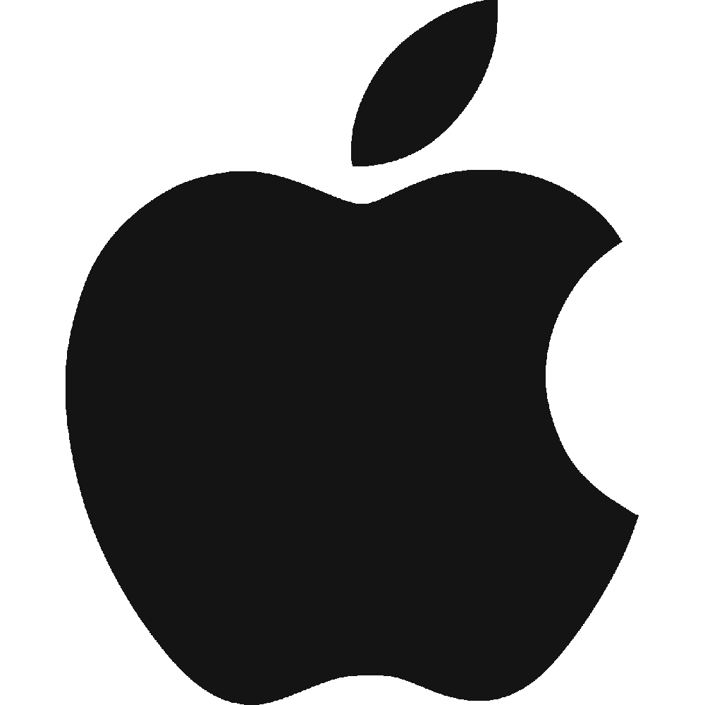 Muur sticker: aanpassing van Apple
