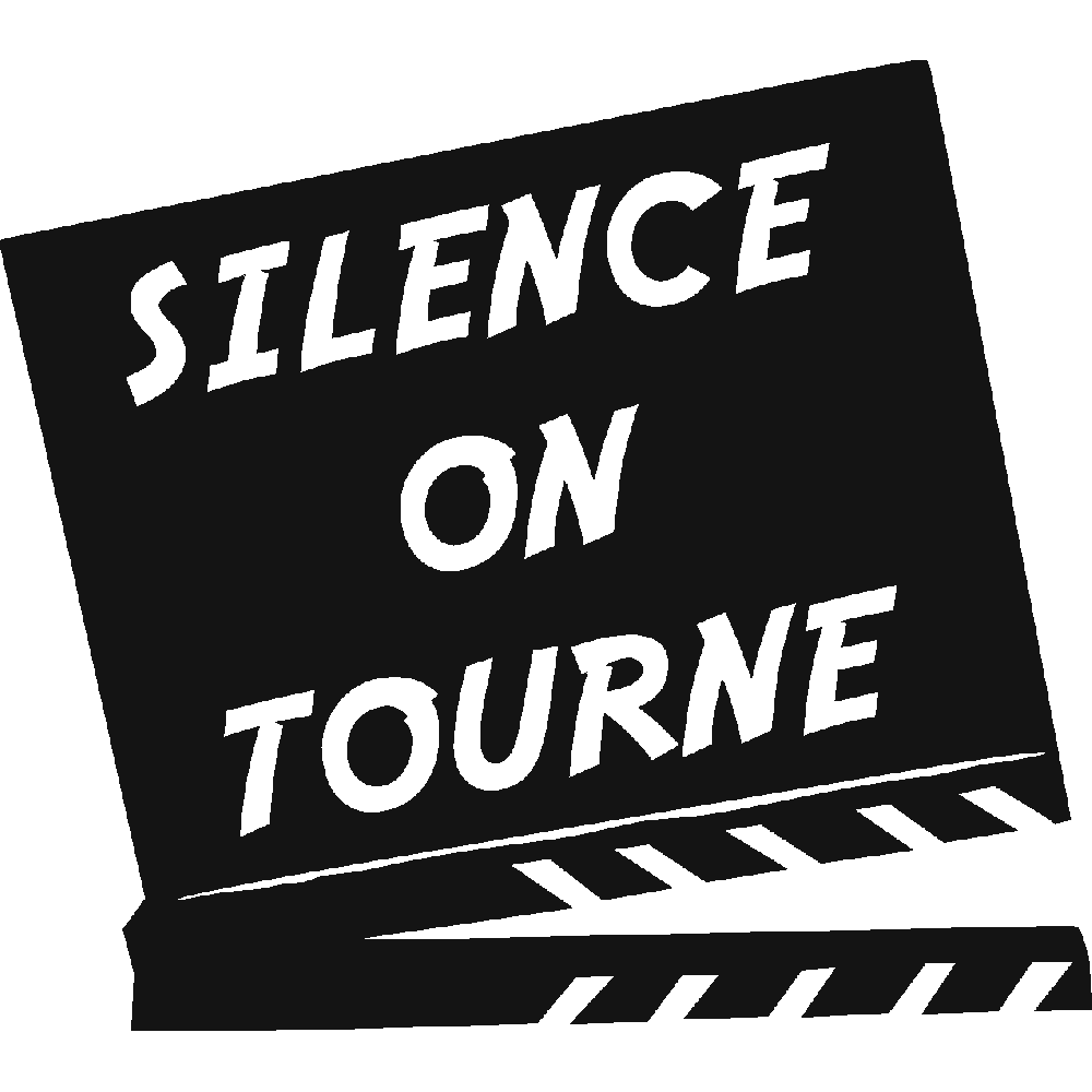 Stickers Silence on Tourne - Art &amp; Stick