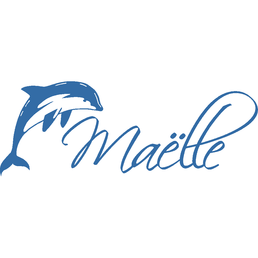 Wall sticker: customization of Malle Dauphin
