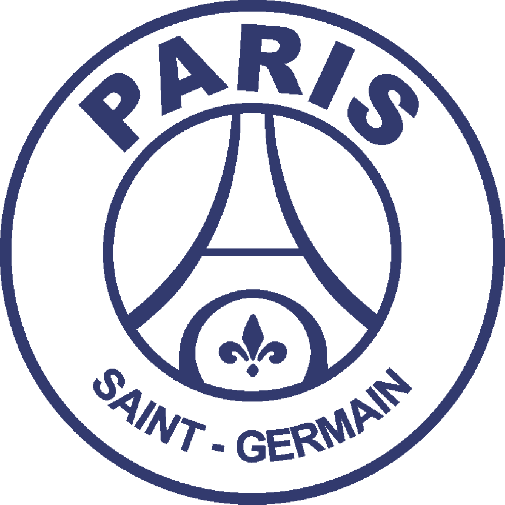 Muur sticker: aanpassing van PSG Logo
