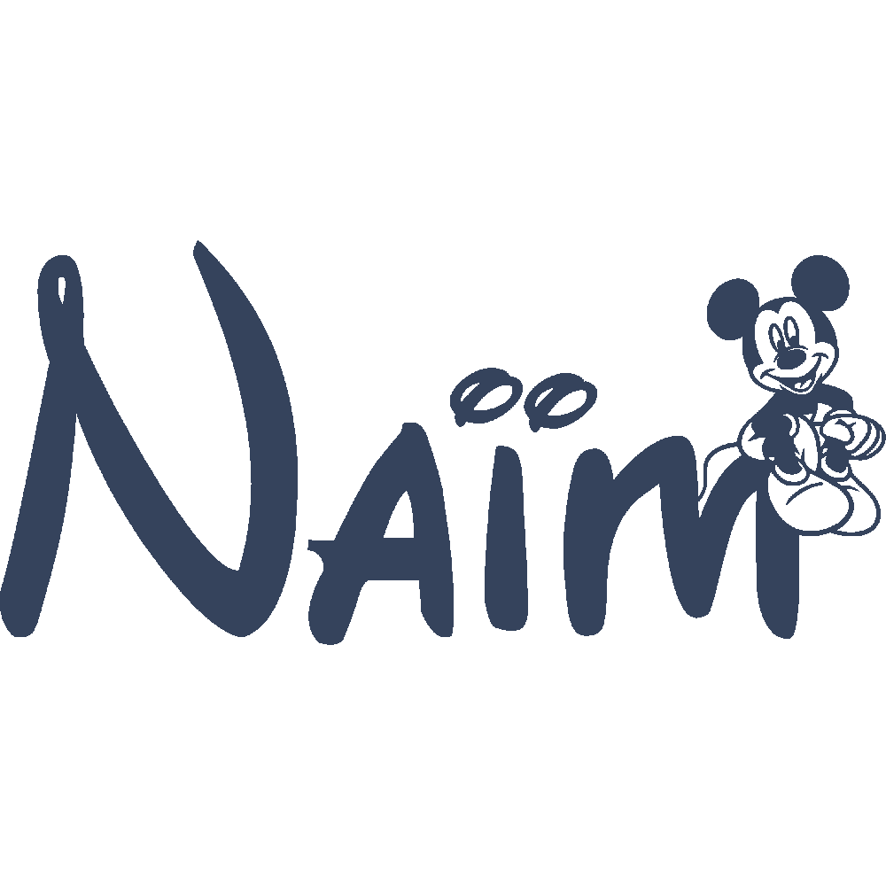 Wall sticker: customization of Nam Mickey