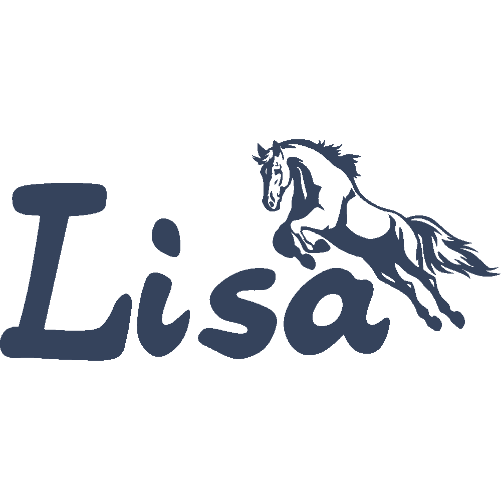 Wall sticker: customization of Lisa Cheval