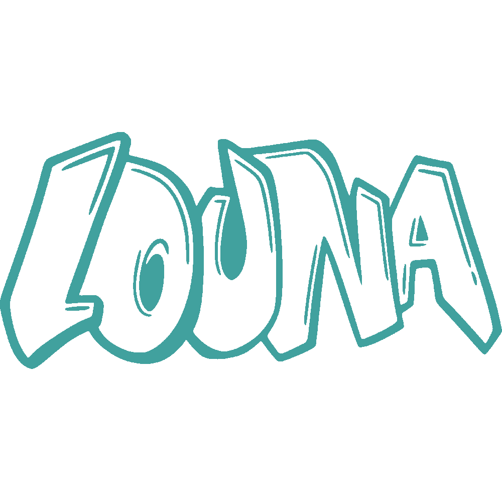 Sticker mural: personnalisation de Louna Graffiti