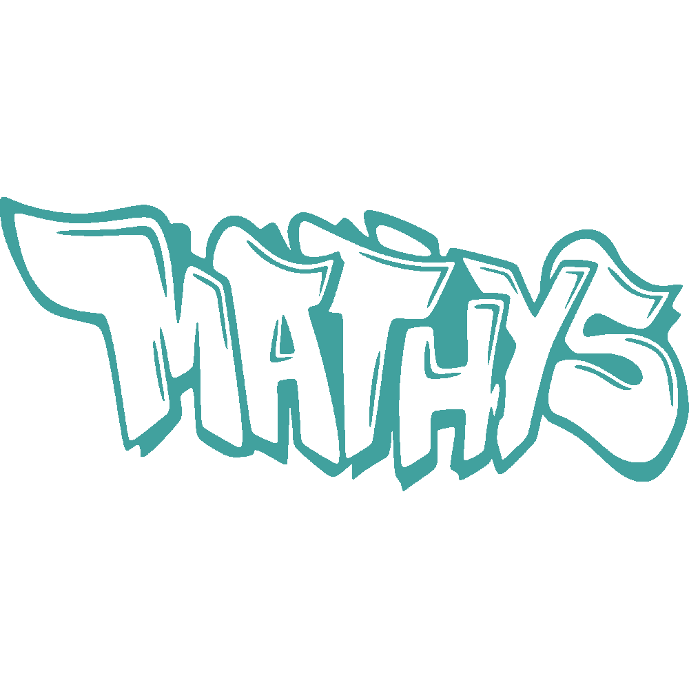 Muur sticker: aanpassing van Mathys Graffiti