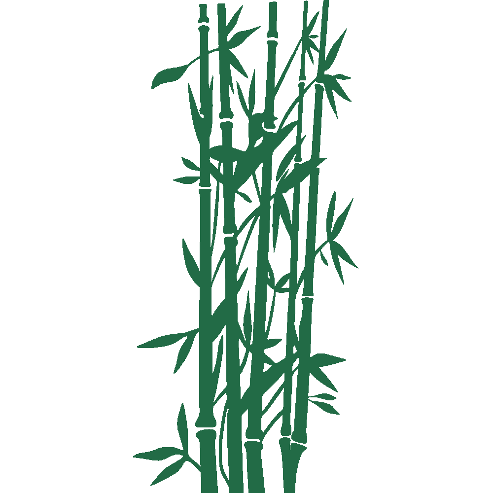 Muur sticker: aanpassing van Bambou 2