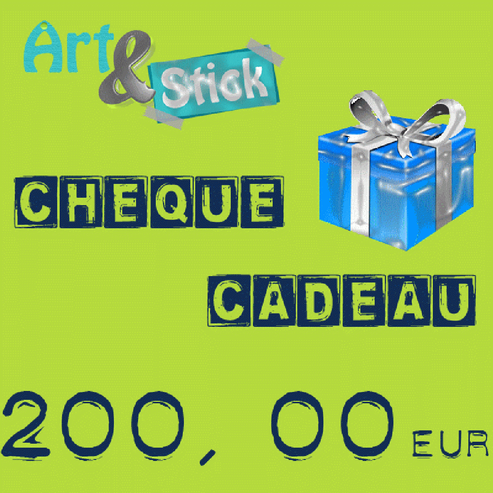 Customization of Chque cadeau 200,00