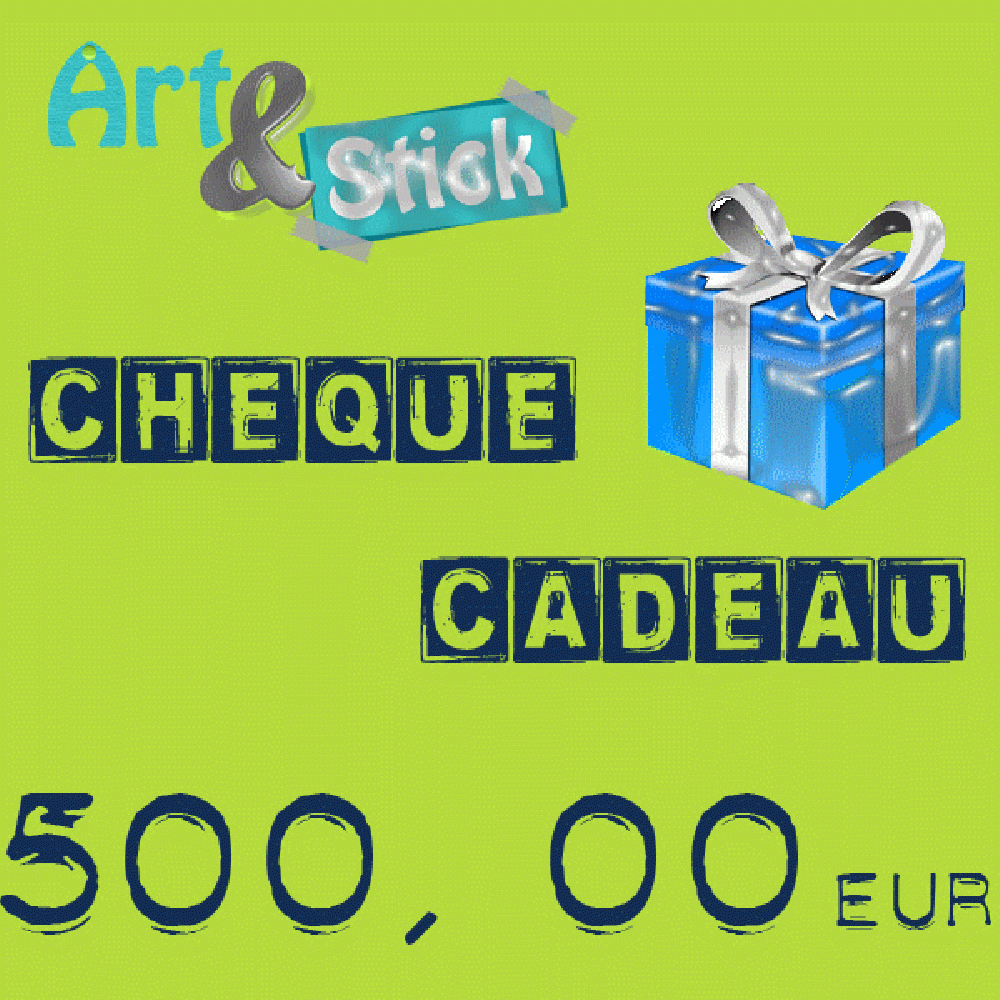 Customization of Chque cadeau 500,00