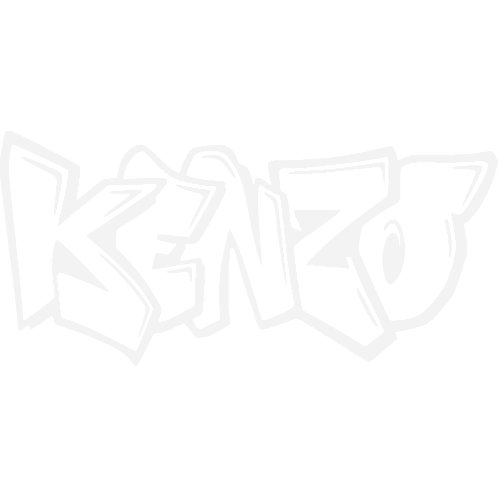 Muur sticker: aanpassing van Kenzo Graffiti