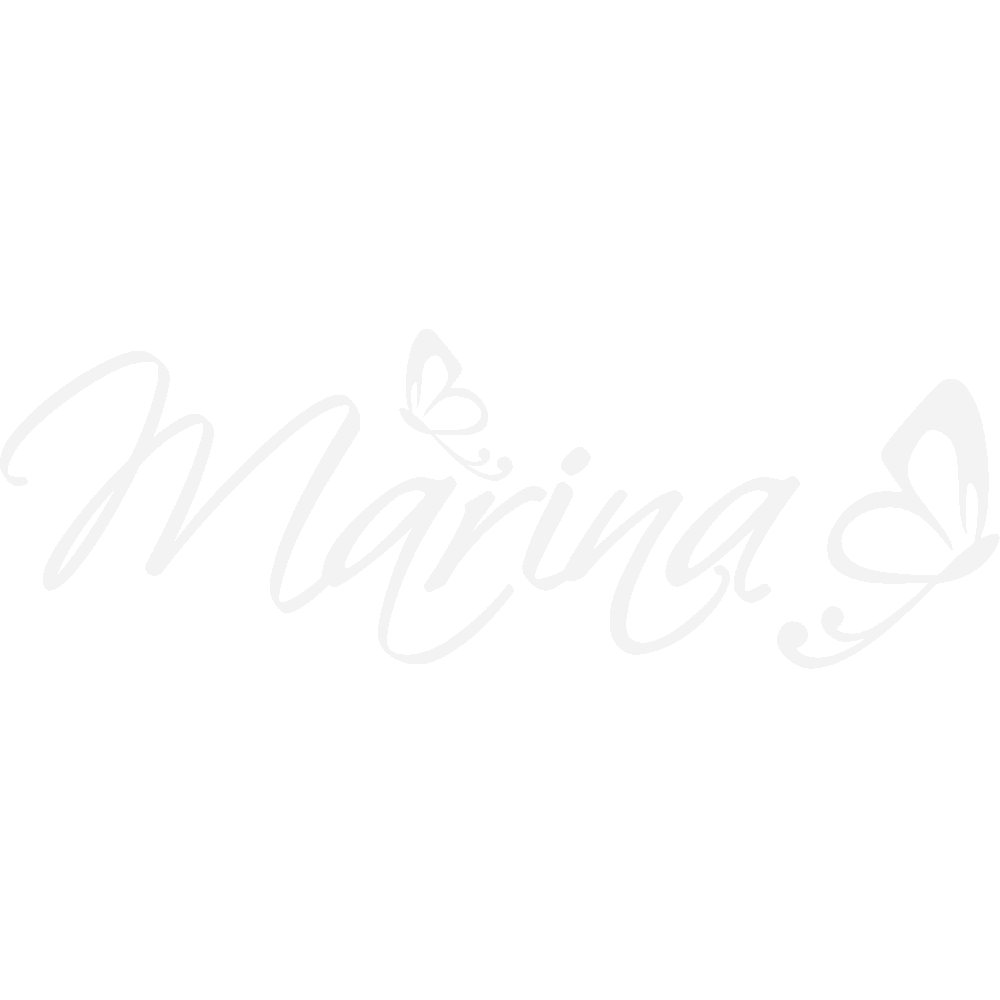 Wall sticker: customization of Marina Papillons