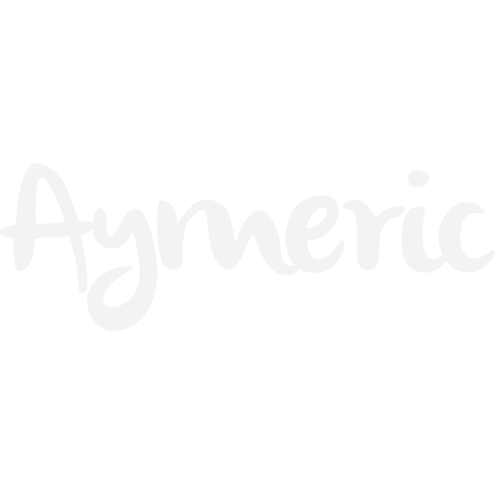 Wall sticker: customization of Aymeric Brush