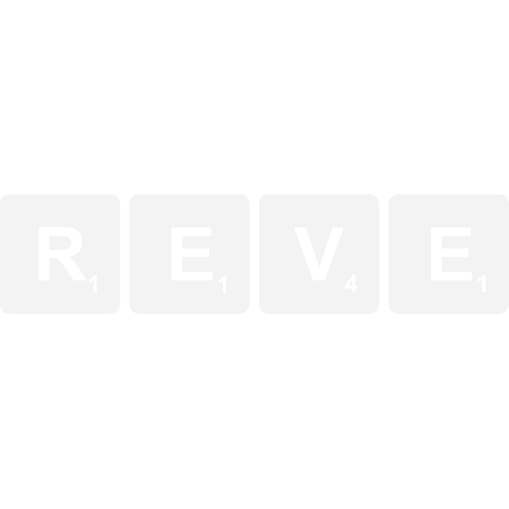 Muur sticker: aanpassing van Rve Scrabble