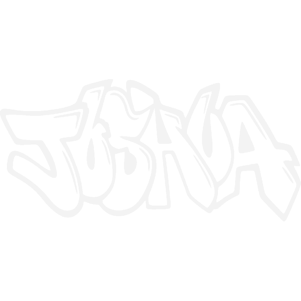 Muur sticker: aanpassing van Joshua Graffiti