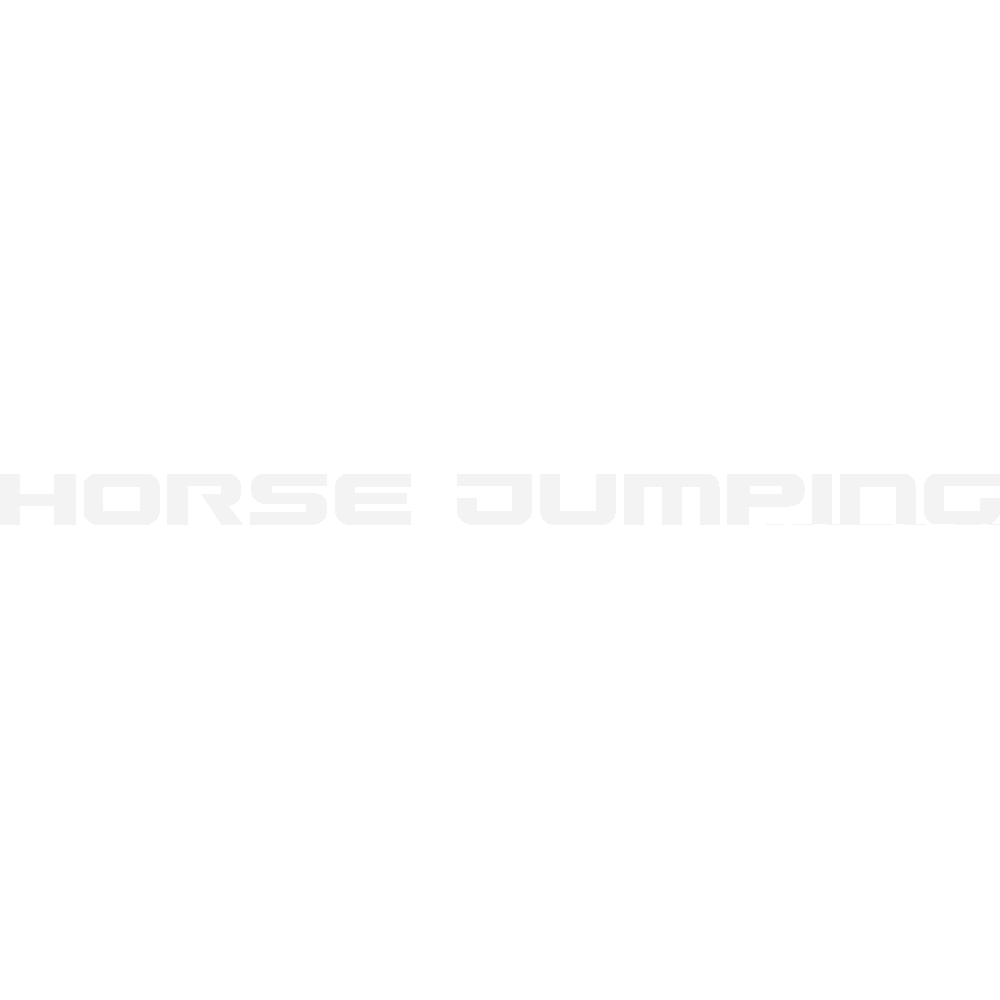 Muur sticker: aanpassing van Horse Jumping - Texte