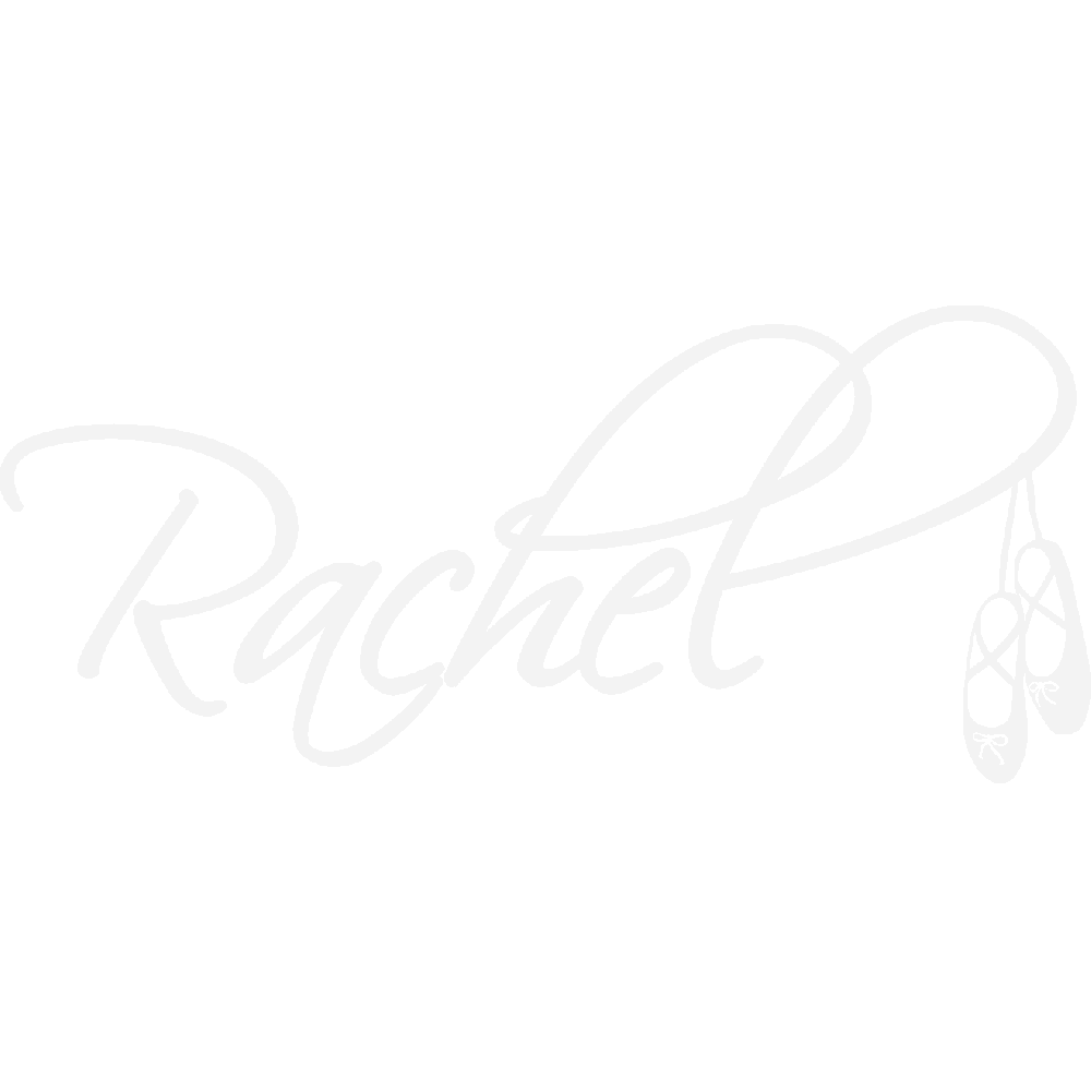 Wall sticker: customization of Rachel Ballerines