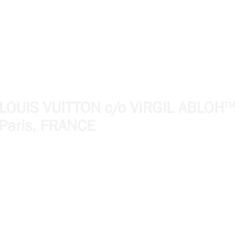 Personnalisation de Louis Vuitton Virgil Abloh