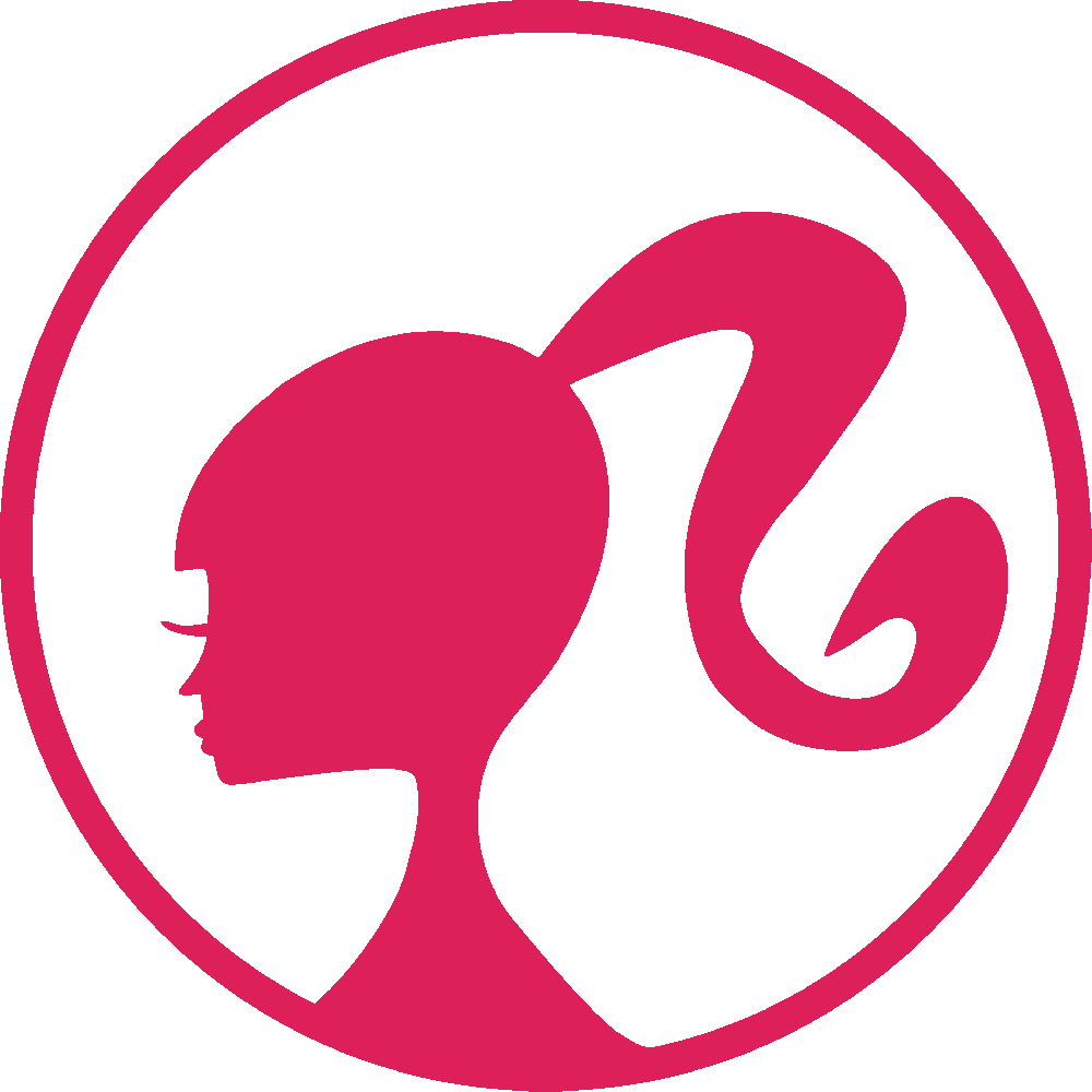 Customization of Barbie Logo cercle