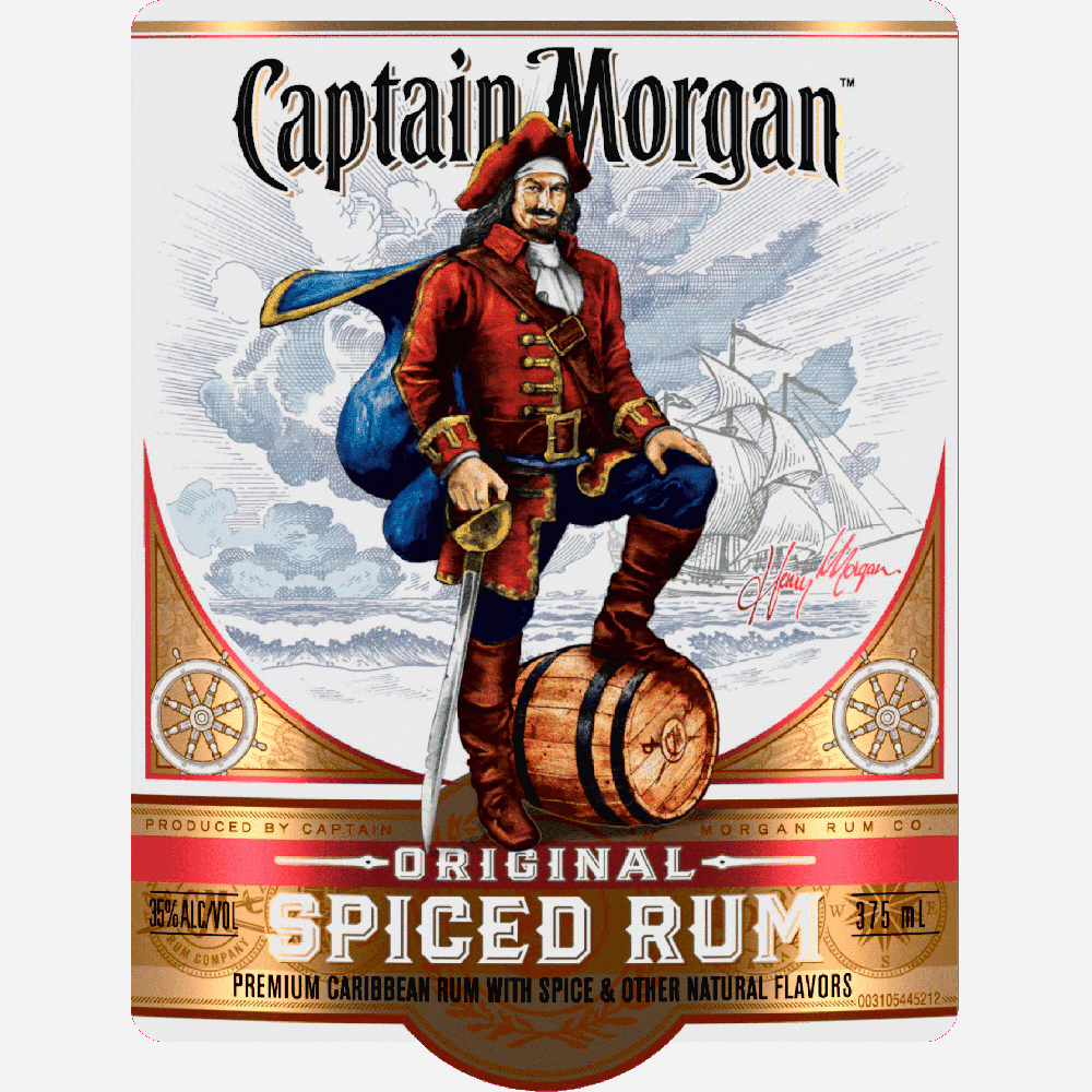 Customization of Captain Morgan Etiquette