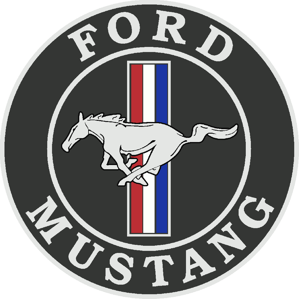 Aanpassing van Ford Mustang Logo Imprim