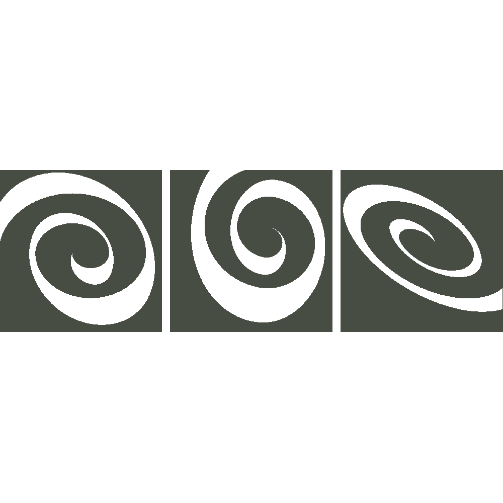 Wall sticker: customization of Spirales